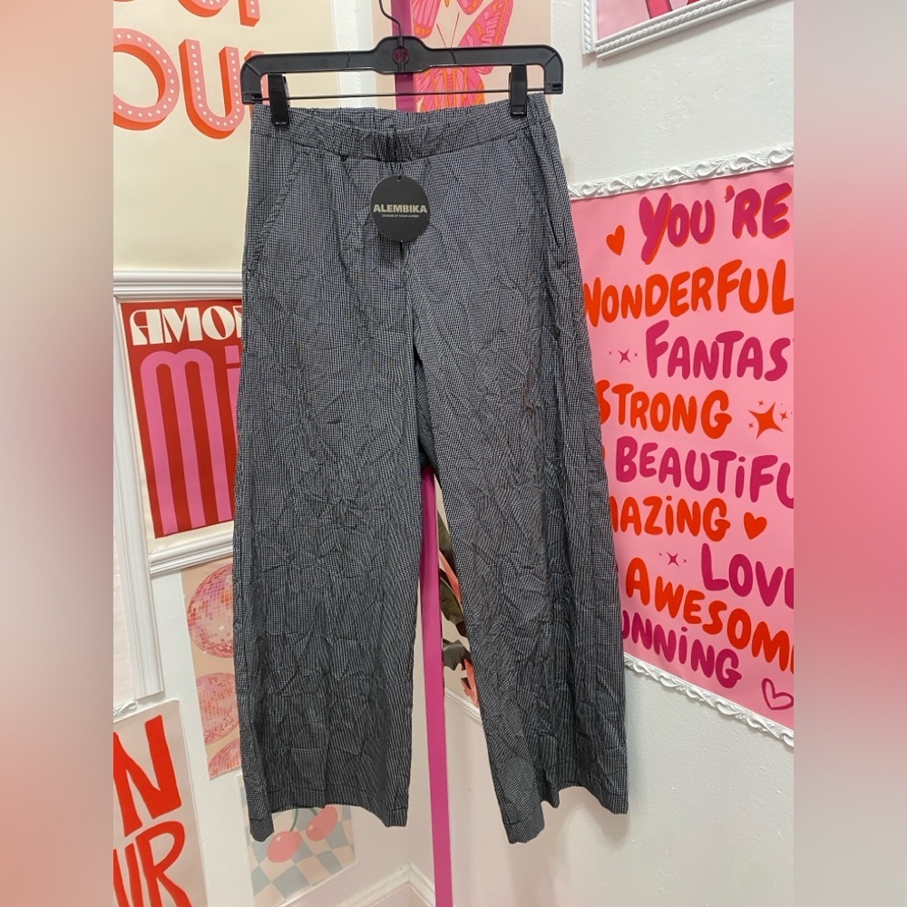 NWT ALEMBIKA Net Pull On Pants - Picture 2 of 7